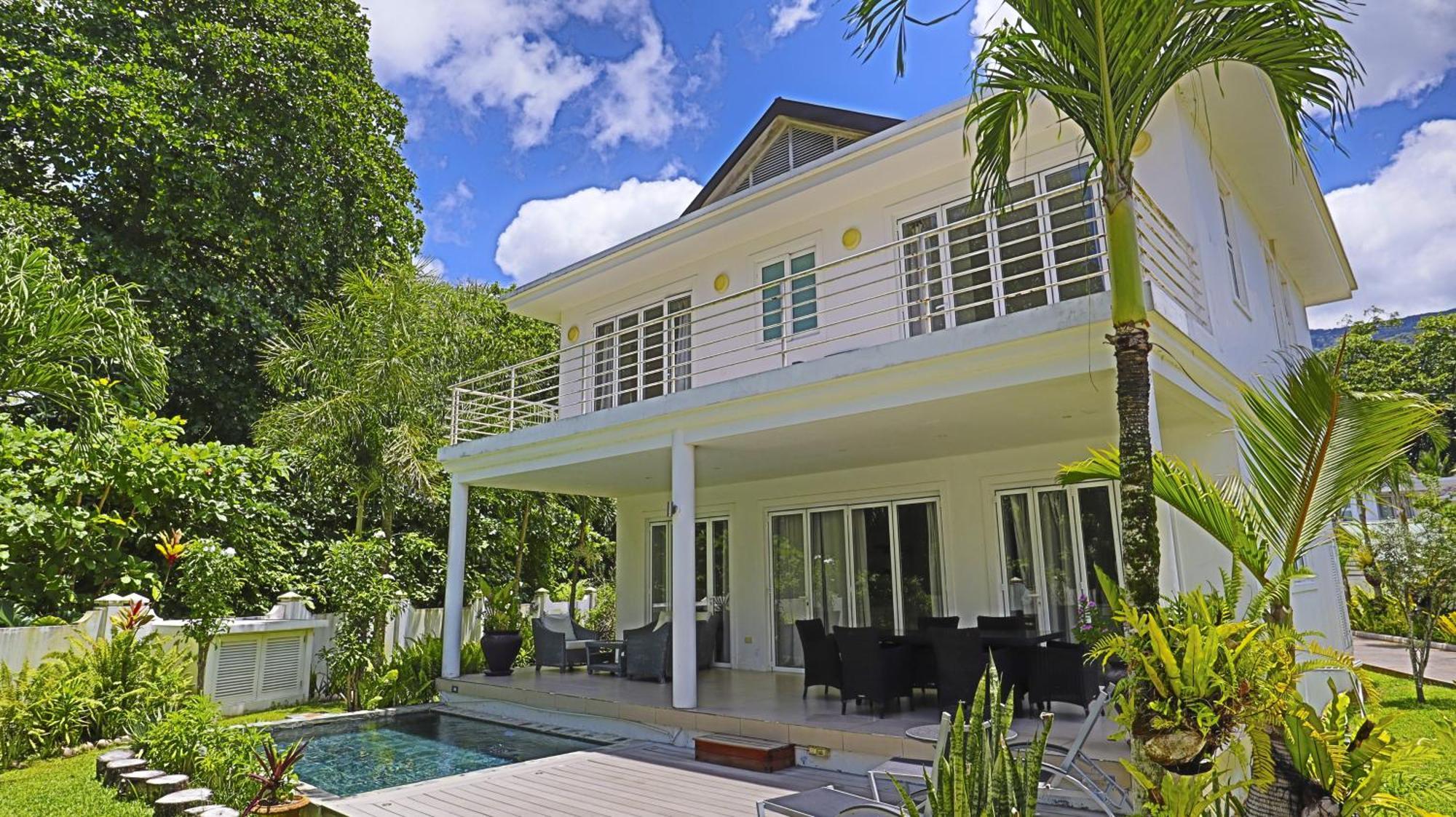 Villa Blanc - Chateau Elysium Vịnh Beau Vallon Ngoại thất bức ảnh