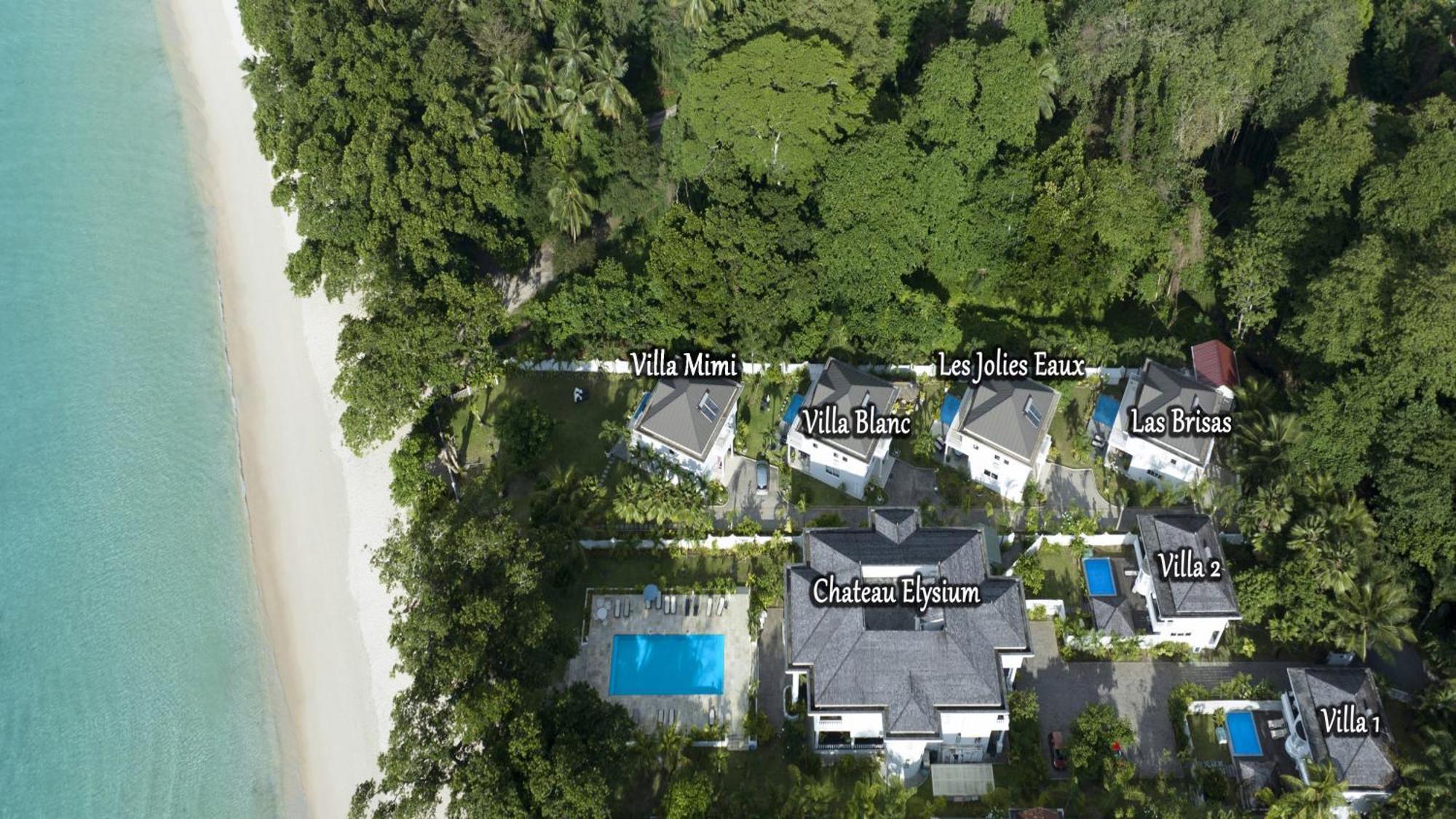 Villa Blanc - Chateau Elysium Vịnh Beau Vallon Ngoại thất bức ảnh